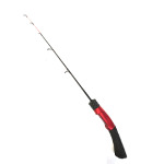 Зимняя удочка  Skyrocket soft 45 см изогнутая красная ручка